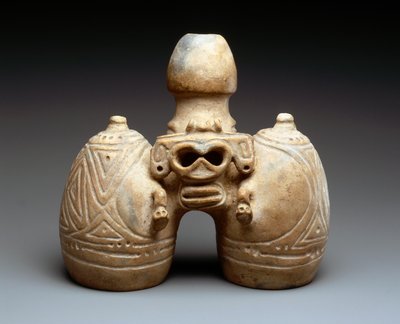 Dubbel Effigy Vat door Taino Culture
